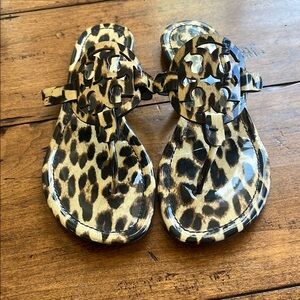 Tory Burch Leopard Print Sandals